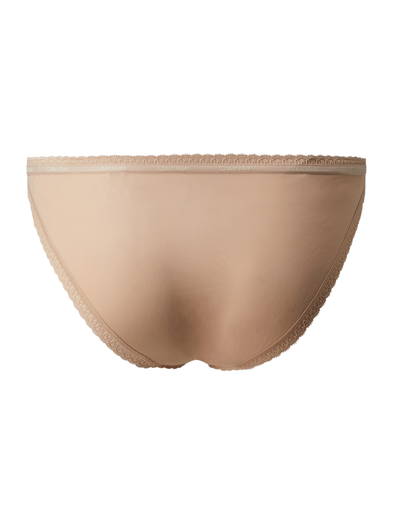 Slip mit Spitzenbesatz in hellrosa