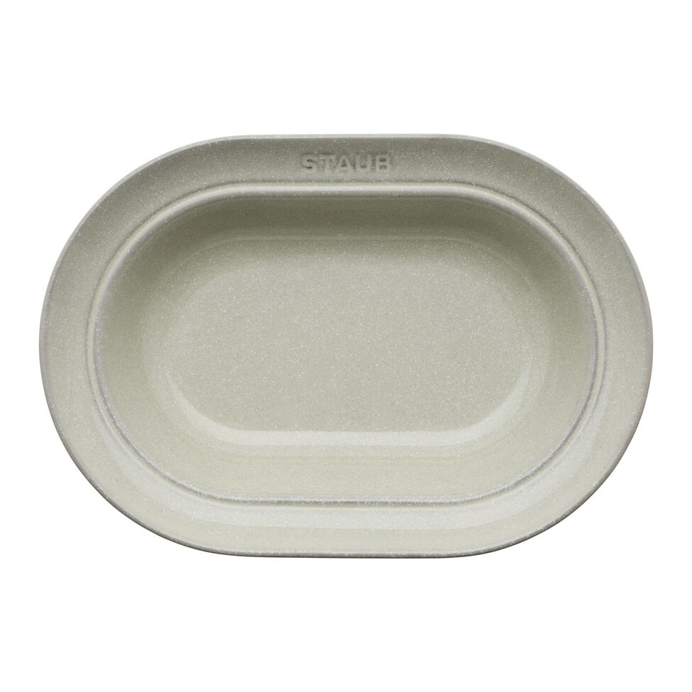 Teller 25 cm, Keramik, Weisser Trüffel