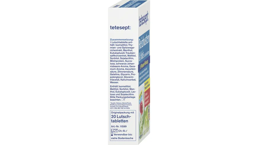 tetesept Reizhusten & Hals Lutschtabletten 3-Phasen