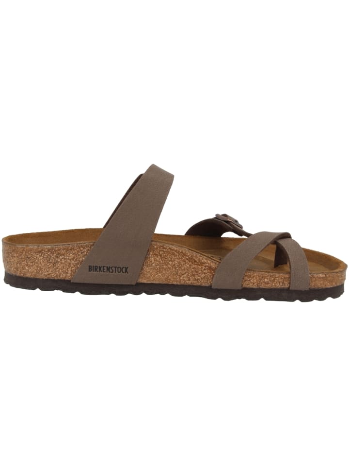 Birkenstock Pantolette Mayari Birko-Flor Nubuk normal in braun günstig kaufen 38