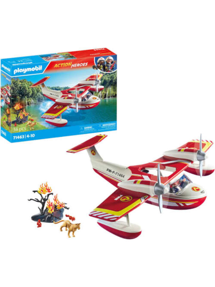 Playmobil Spielfigur Set Action Heroes Feuerwehrflugzeug mit Löschfunktion, 4-10 Jahre günstig kaufen onesize