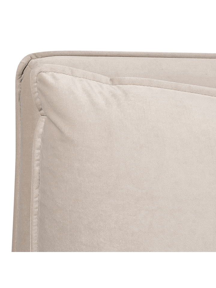 Beliani Doppelbett BAJONNA in Beige - (W) 183 x (H) 102 x (L) 235 cm günstig kaufen onesize