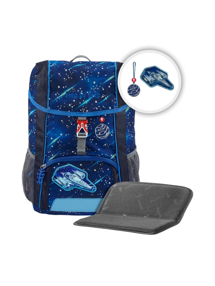Step by Step 3tlg. Rucksack-Set KID in Star Shuttle Elio günstig kaufen onesize