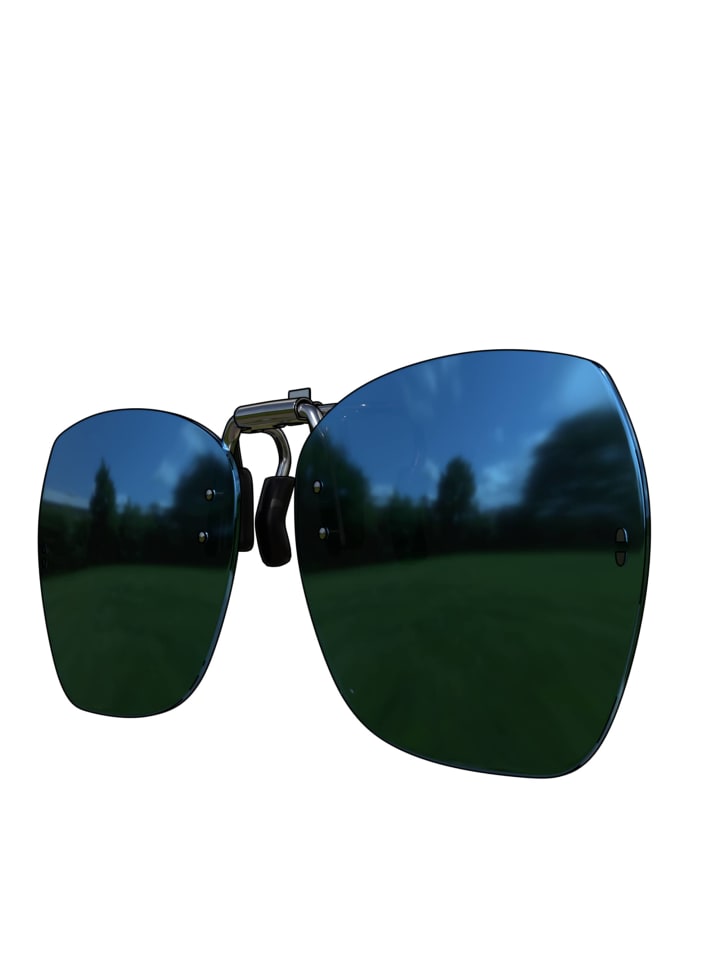 BEZLIT Clip On Sonnenbrille in Blau Verspiegelt günstig kaufen onesize