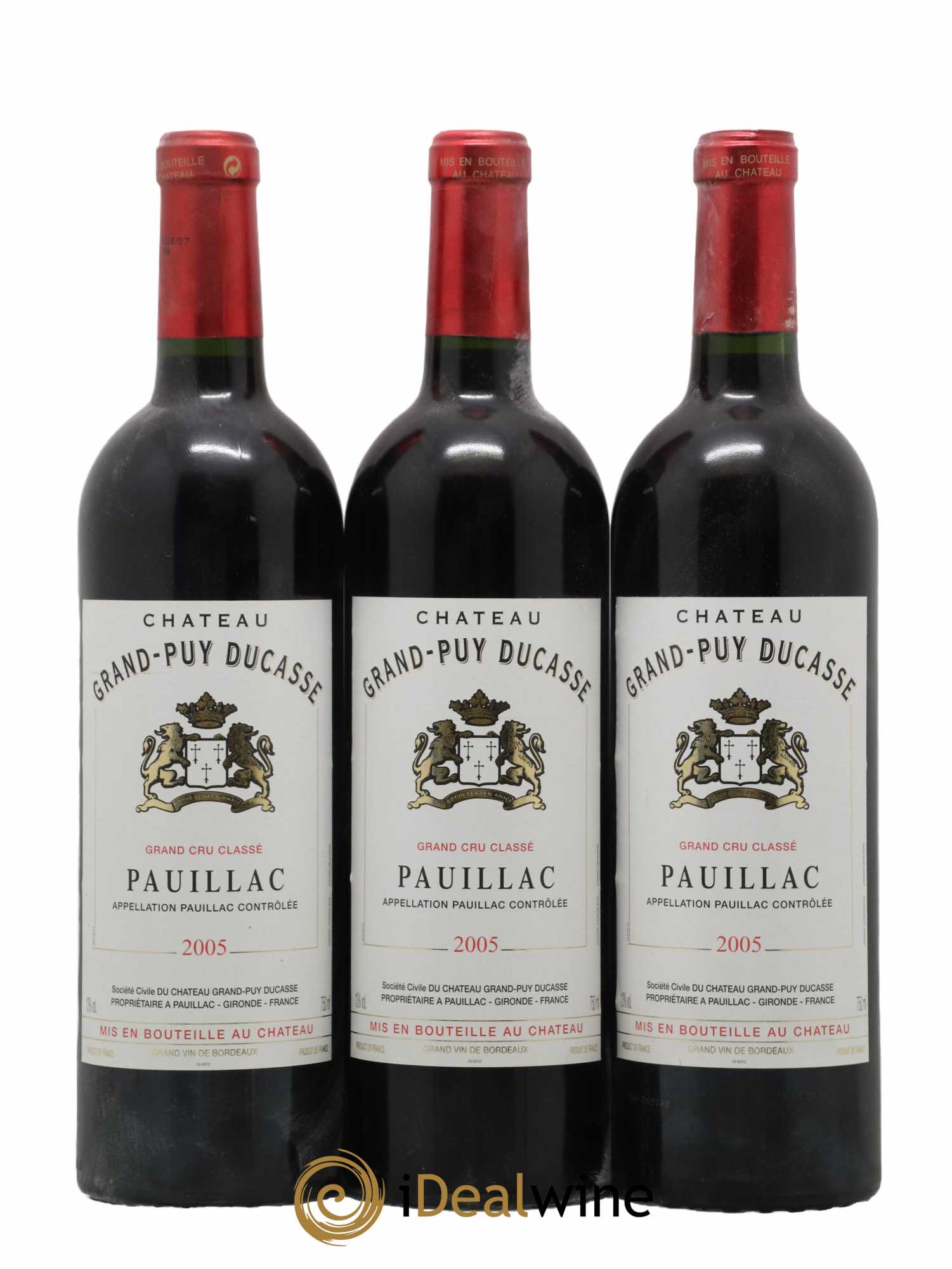 Château Grand Puy Ducasse 5ème Grand Cru Classé  2005 - Lot de 6 Bouteilles