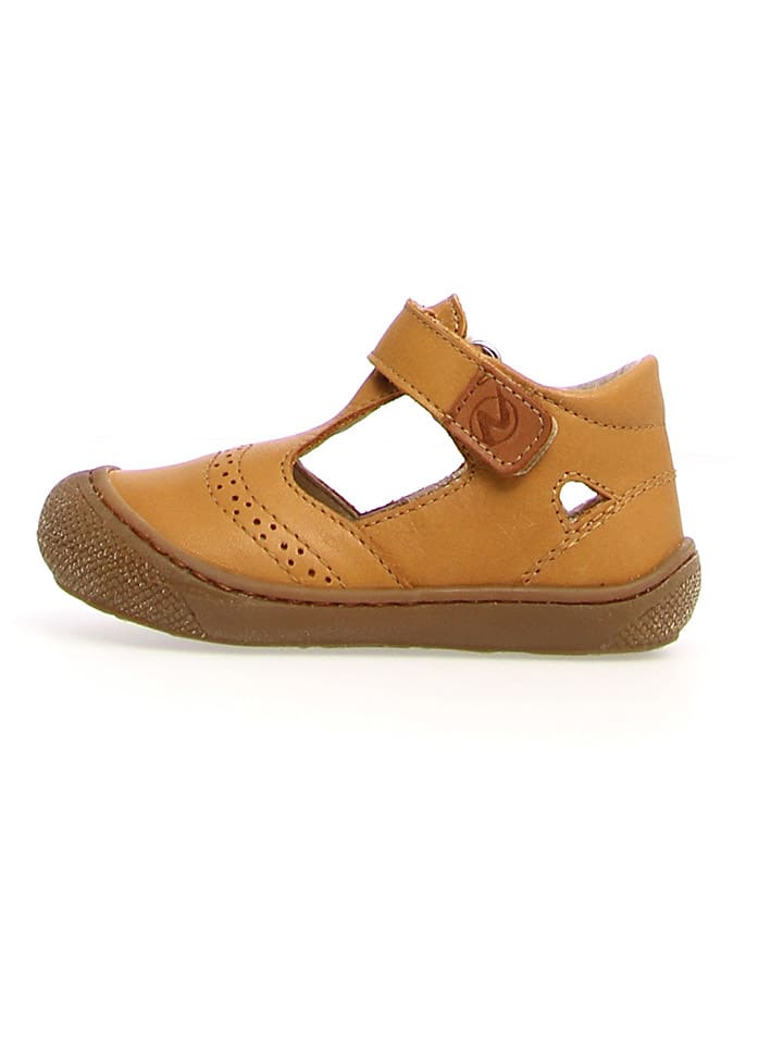 Naturino Leder-Halbsandalen in Hellbraun günstig kaufen