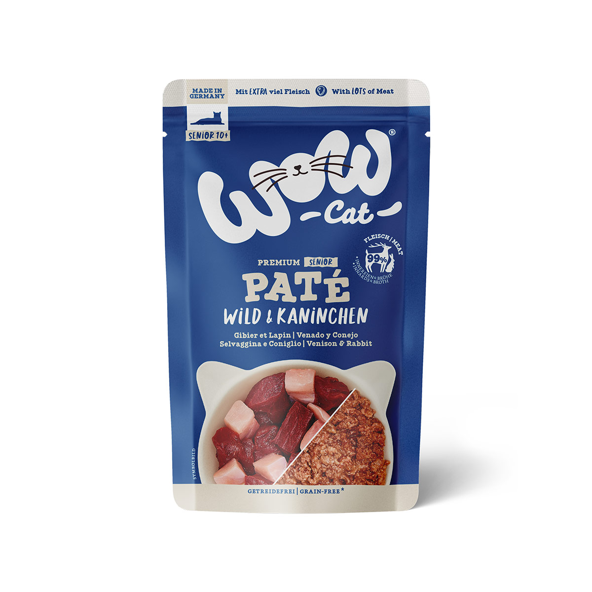 WOW CAT Senior Wild & Kaninchen günstig kaufen bei ZooRoyal