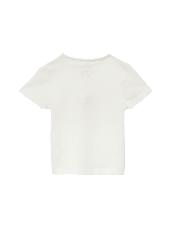 s.Oliver T-Shirt kurzarm in Creme-weiß günstig kaufen