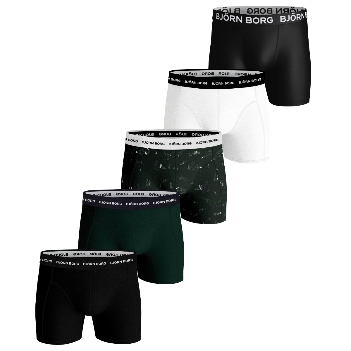 Björn Borg Essential Boxer 5er Pack Boxershorts multicolor