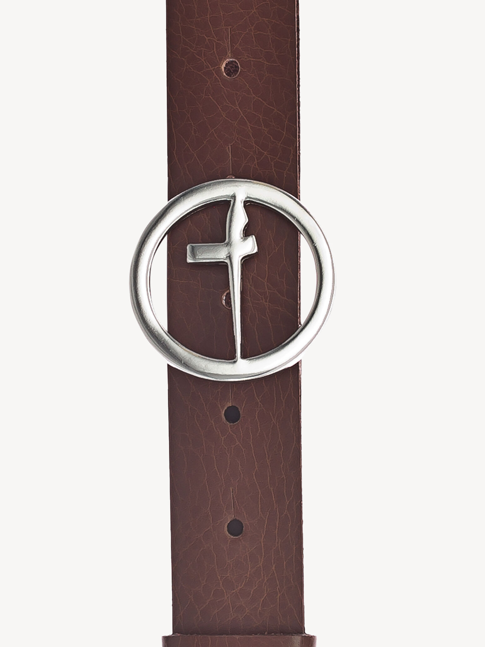 Ceinture en cuir - marron