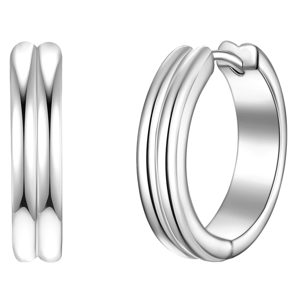 Glanzstücke München Créoles en argent Argent sterling en Argent Boucles d'oreilles