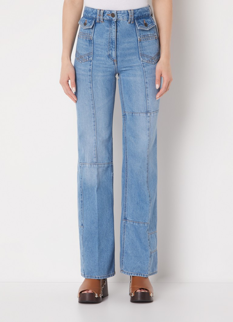 Jeans a vita alta e gamba slim di Gerard Darel Edene con decorazioni.