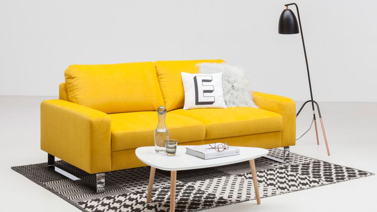 Sofa-Kultur 2,5-Sitzer Coast Gelb