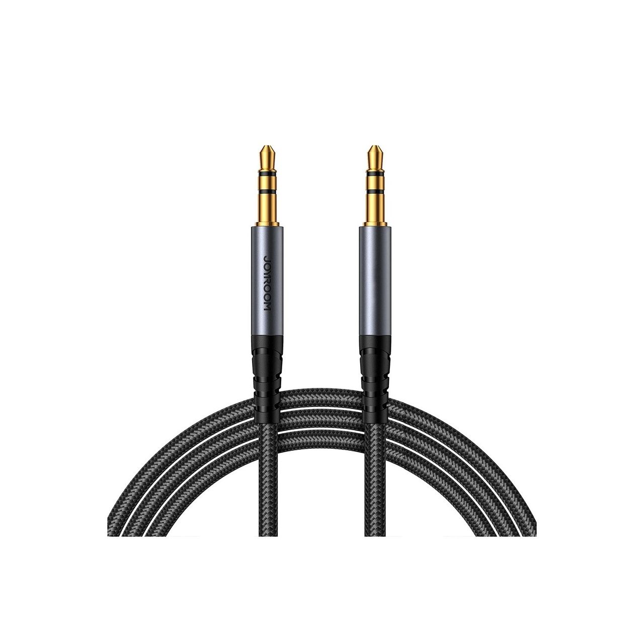 Joyroom Stereo-Audiokabel AUX 3,5 mm Miniklinke 1,2 m schwarz (SY-A08) AUX-Audio-Kabel
