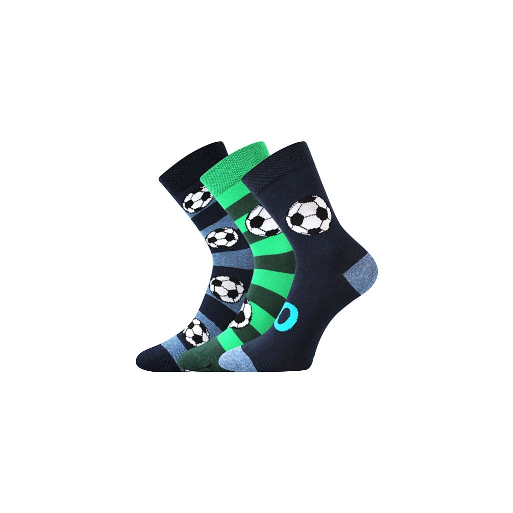 Voxx Arnold Fußball rutschfeste Socken, 3 Paare