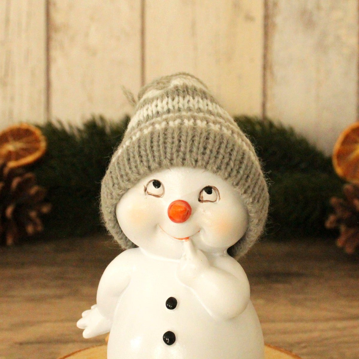 matches21 HOME & HOBBY Dekofigur Schneemann Set Kunststoff je 6x6x11 cm (4 St)