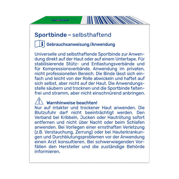 Sportbinde, kohäsiv, 3er Set