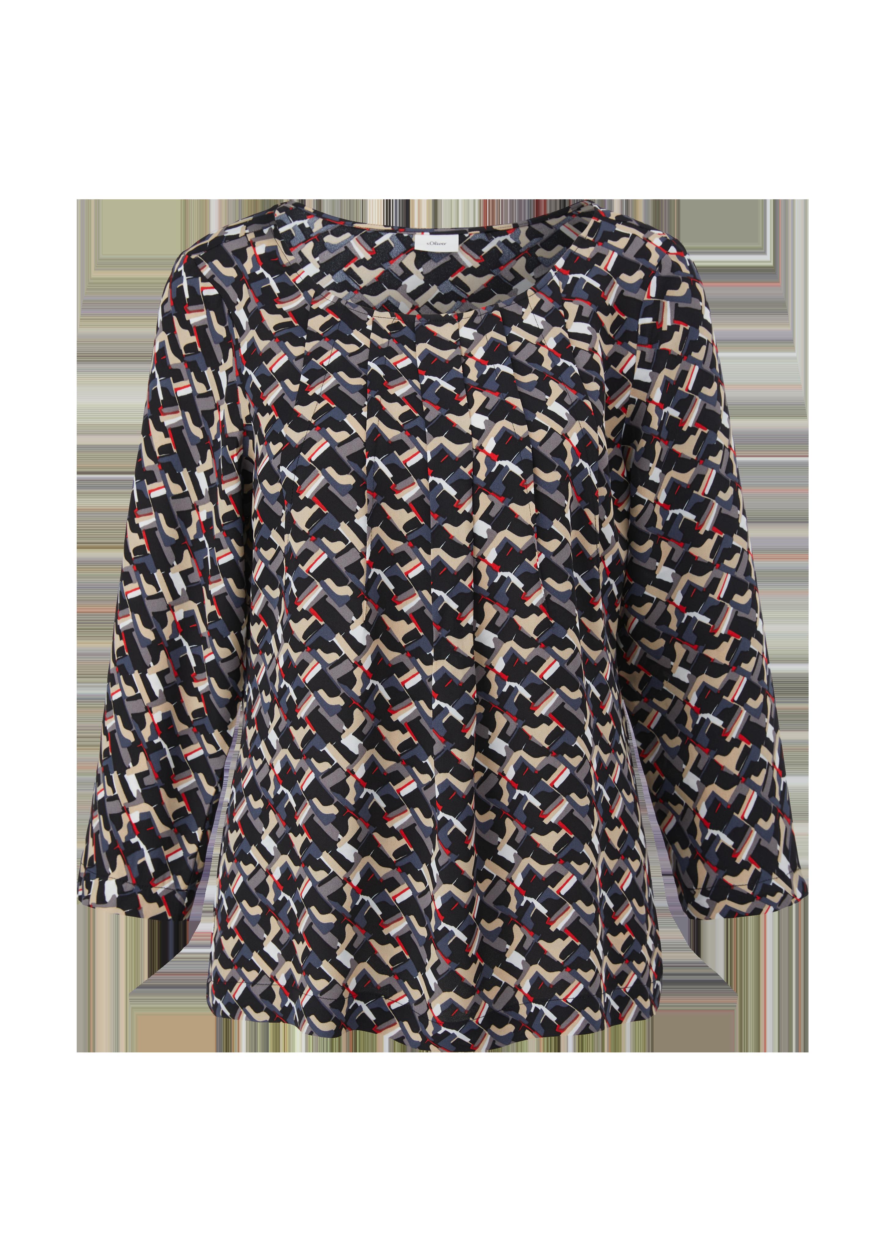 Bluse mit Raffdetail  2121604-99A1