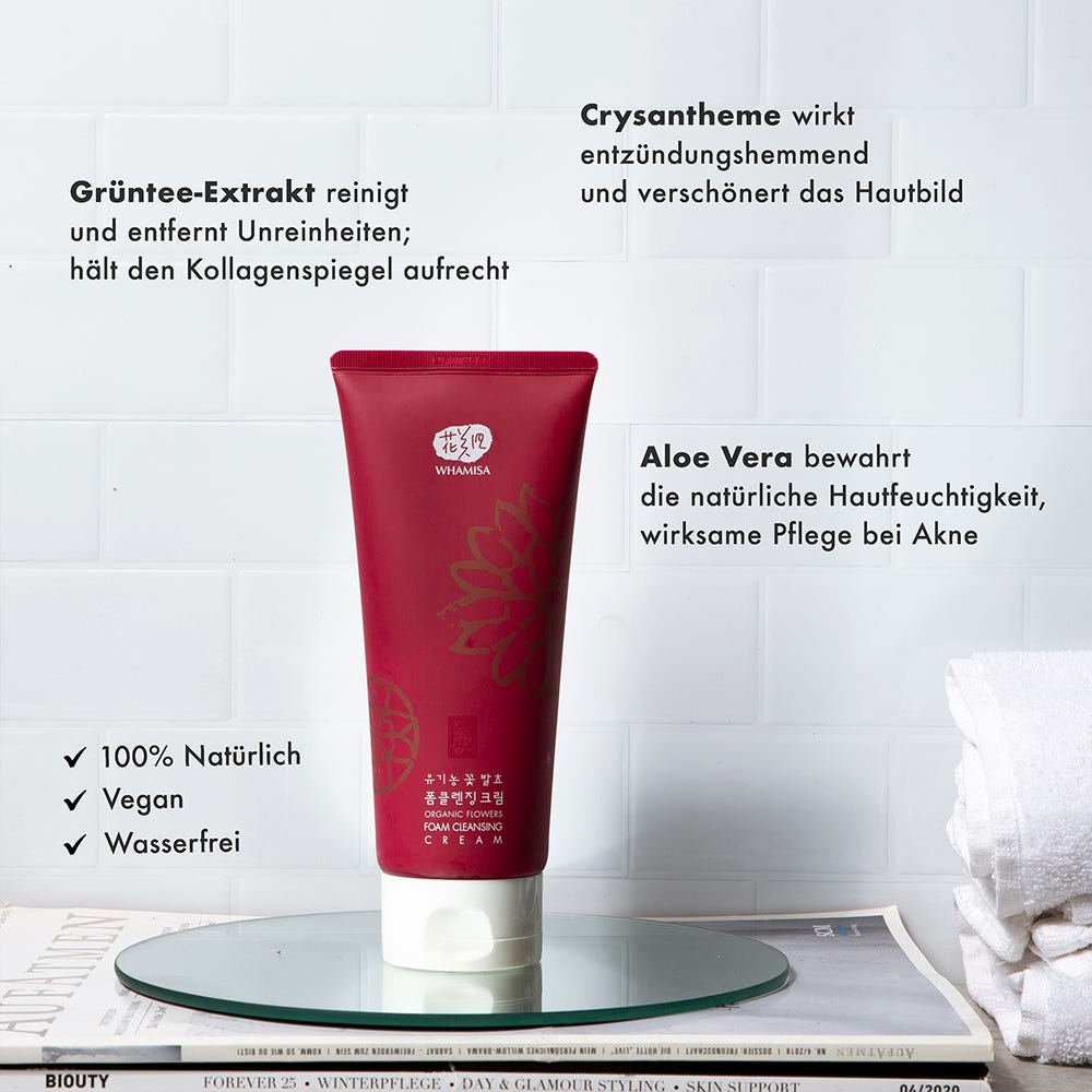 Whamisa Organic Foam Cleansing Cream 200 ml