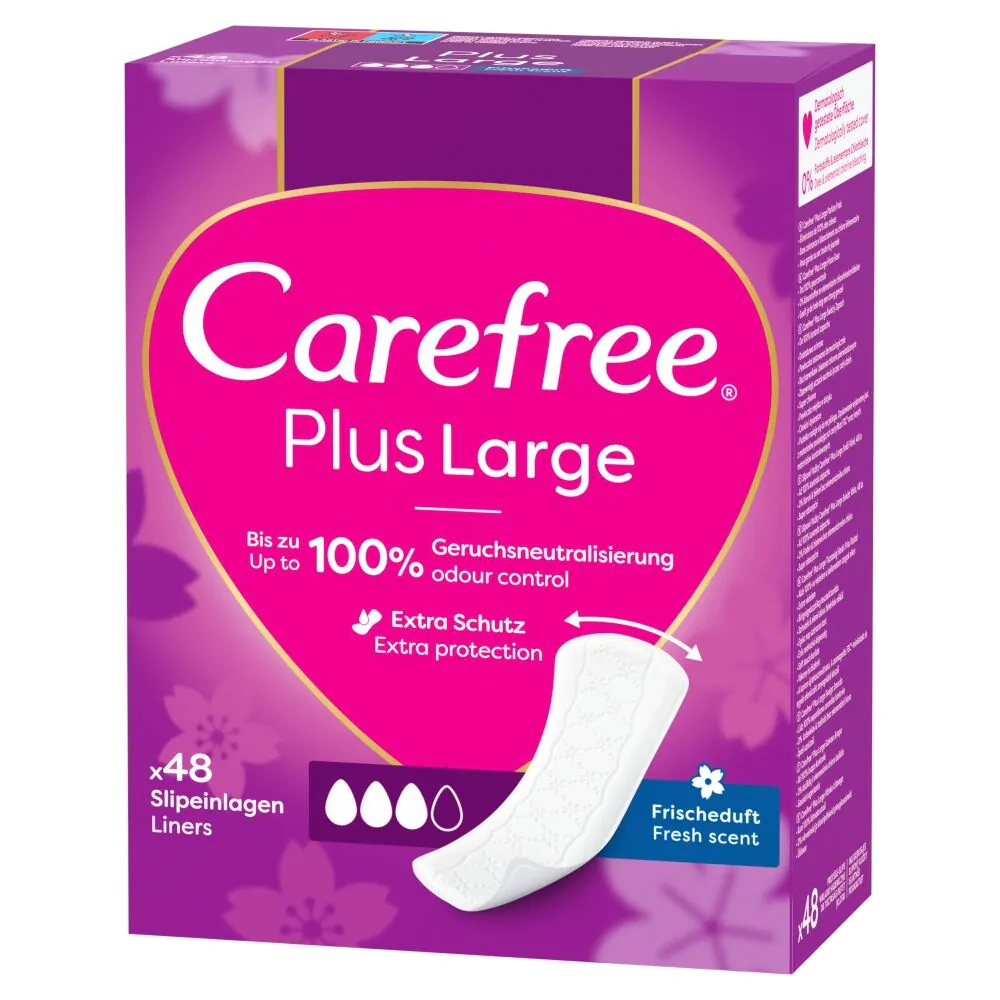 „Carefree Plus Fresh“ – įklotai moterims, 48 vnt.
