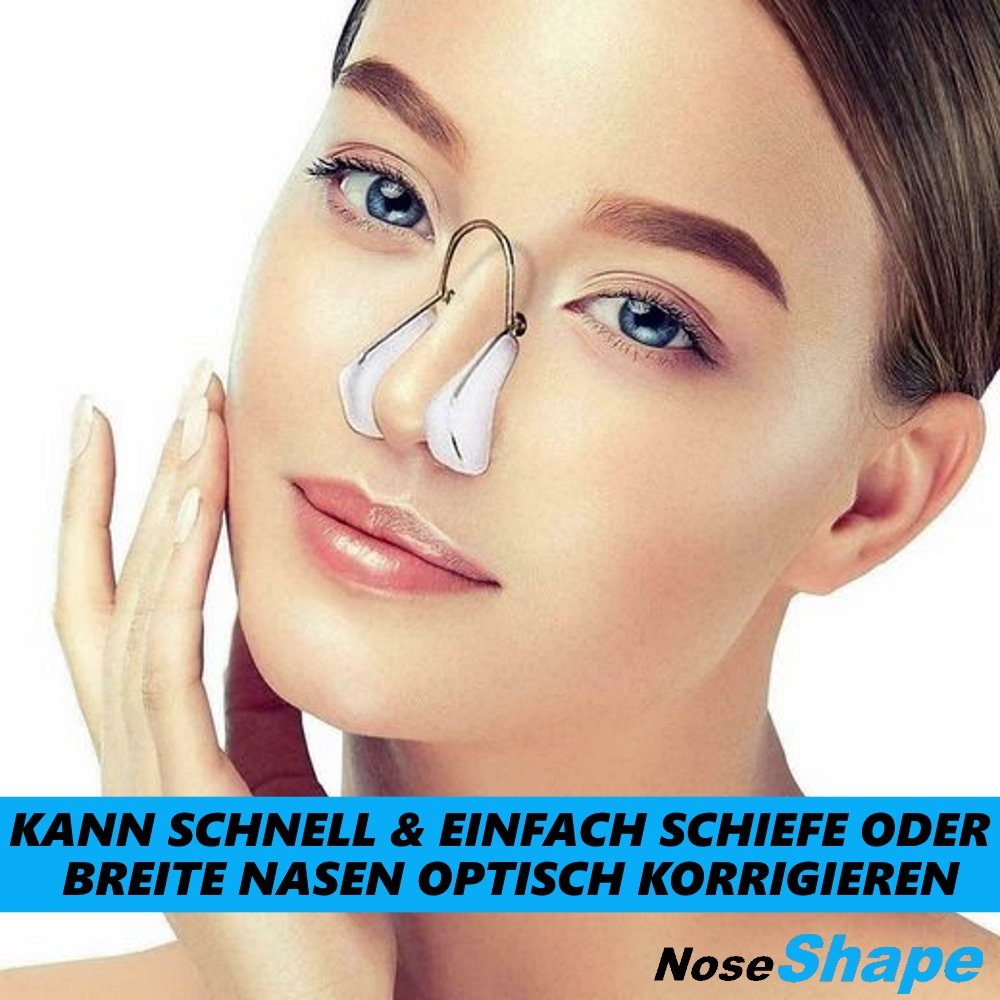 MAVURA Nasenpflaster NoseShape Nasenformer Nose Shaper Clip Nasenlifterclip, Nasenclip Nasenheber Beauty Clips Silikon Nasenbrücke Nasenklammer