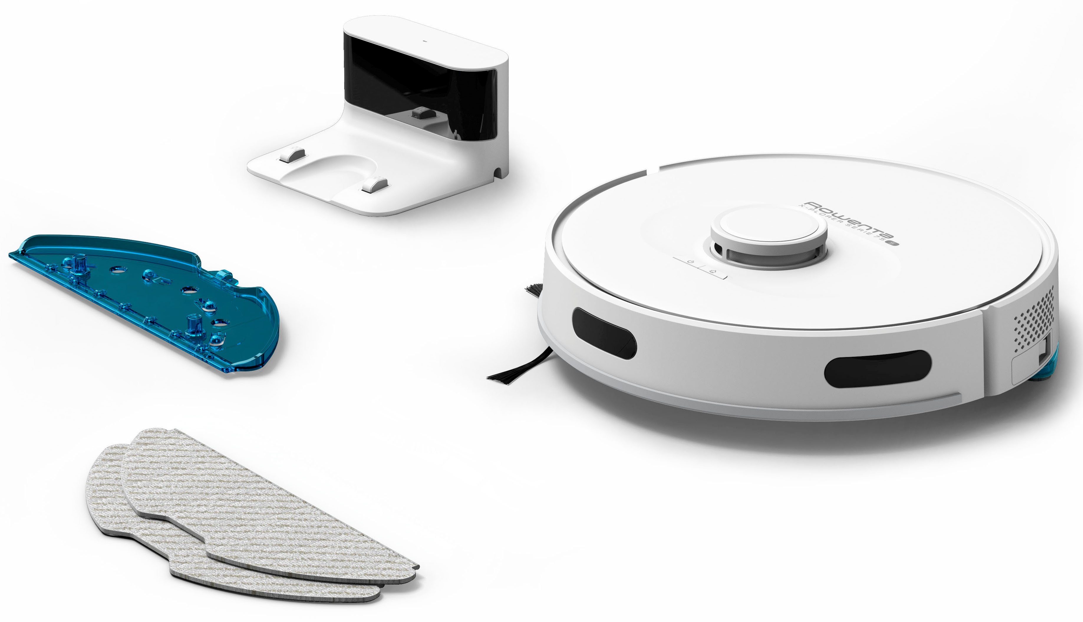 Rowenta Saugroboter RR8567 X-Plorer Serie 75, ultra-präzise Laser-Navigation, saugen und wischen, 4-in-1 Reinigung