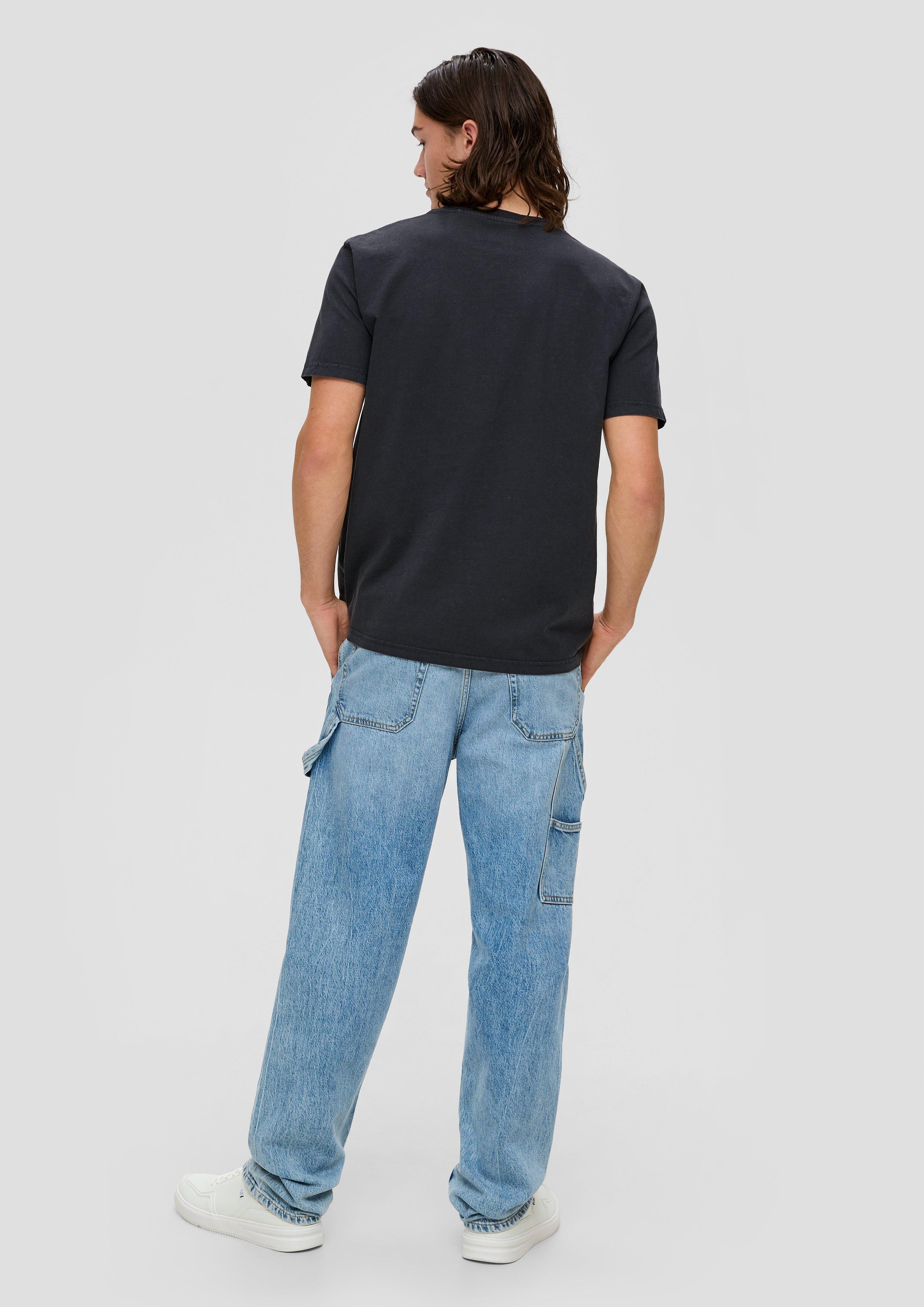 Baumwollshirt mit Garment Dye  2138577-9897