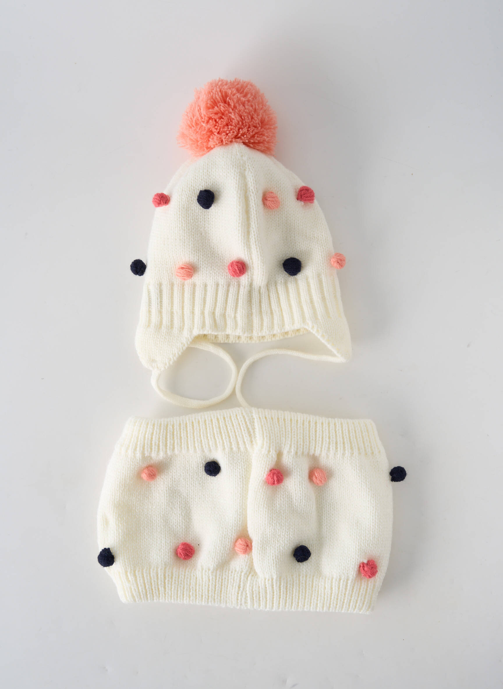 3 Pommes Bonnets Fille couleur beige