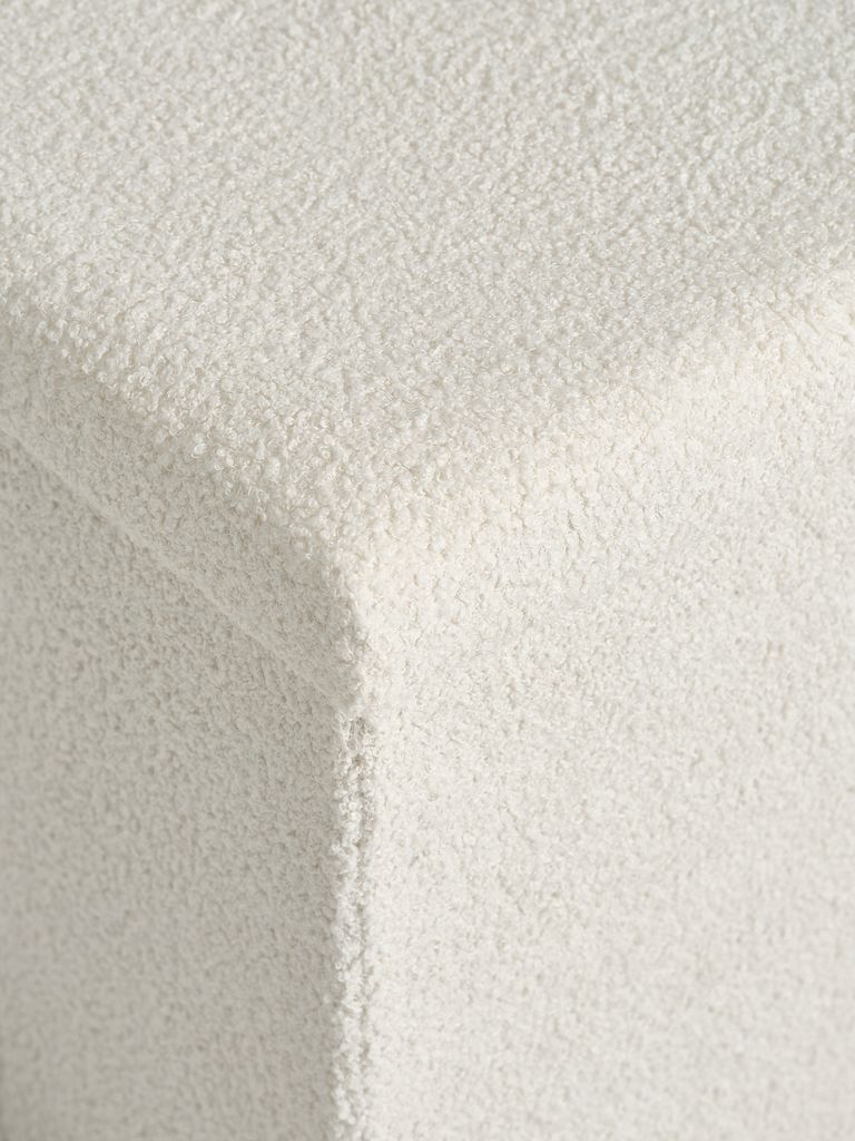 NYSTED Pufe NYSTED 38x38 com bandeja branco