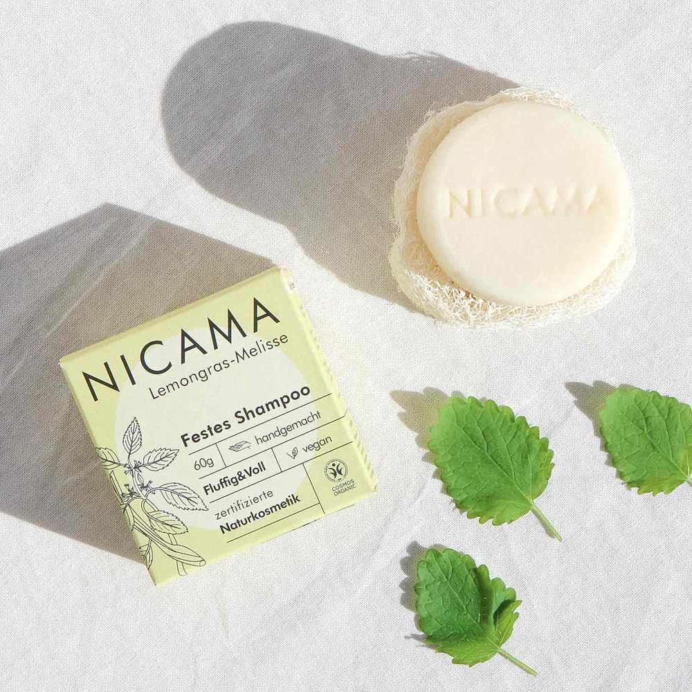 Nicama Festes Shampoo Lemongras-Melisse 60 g