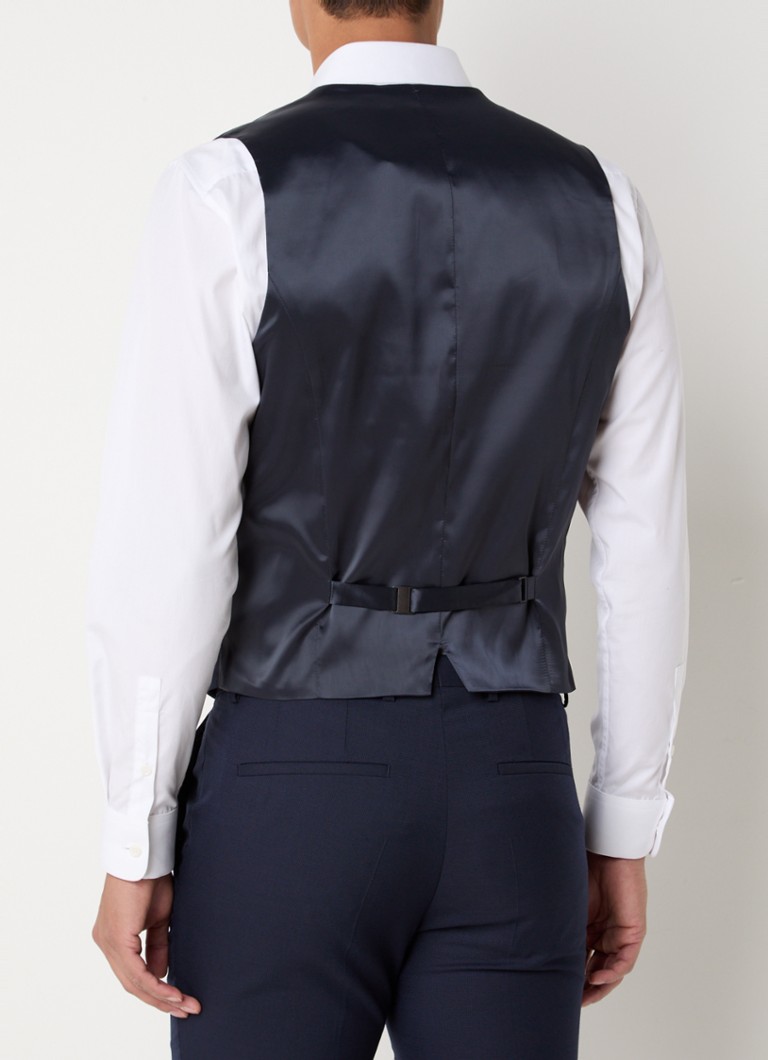 Trojdílný oblek HUGO BOSS Arti/Hesten slim fit ze směsi nové vlny