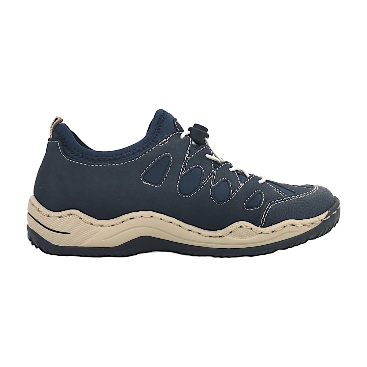 Rieker Wildebuk/Namur/Scuba L0551-14 Blau 14 Pazifik /Navy