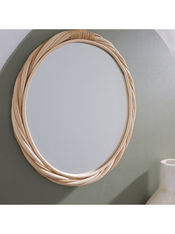 LA FACTORY Boho-Spiegel in beige günstig kaufen onesize