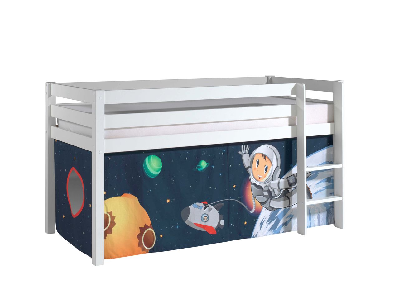 VIPACK Spielbett Pino mit Textilset 