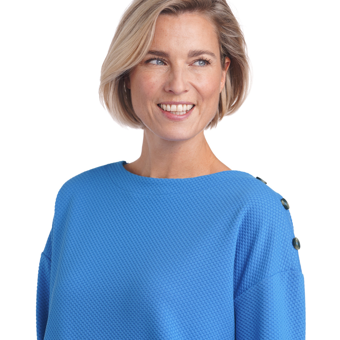 Damen Sweatshirt mit Strukturmuster
