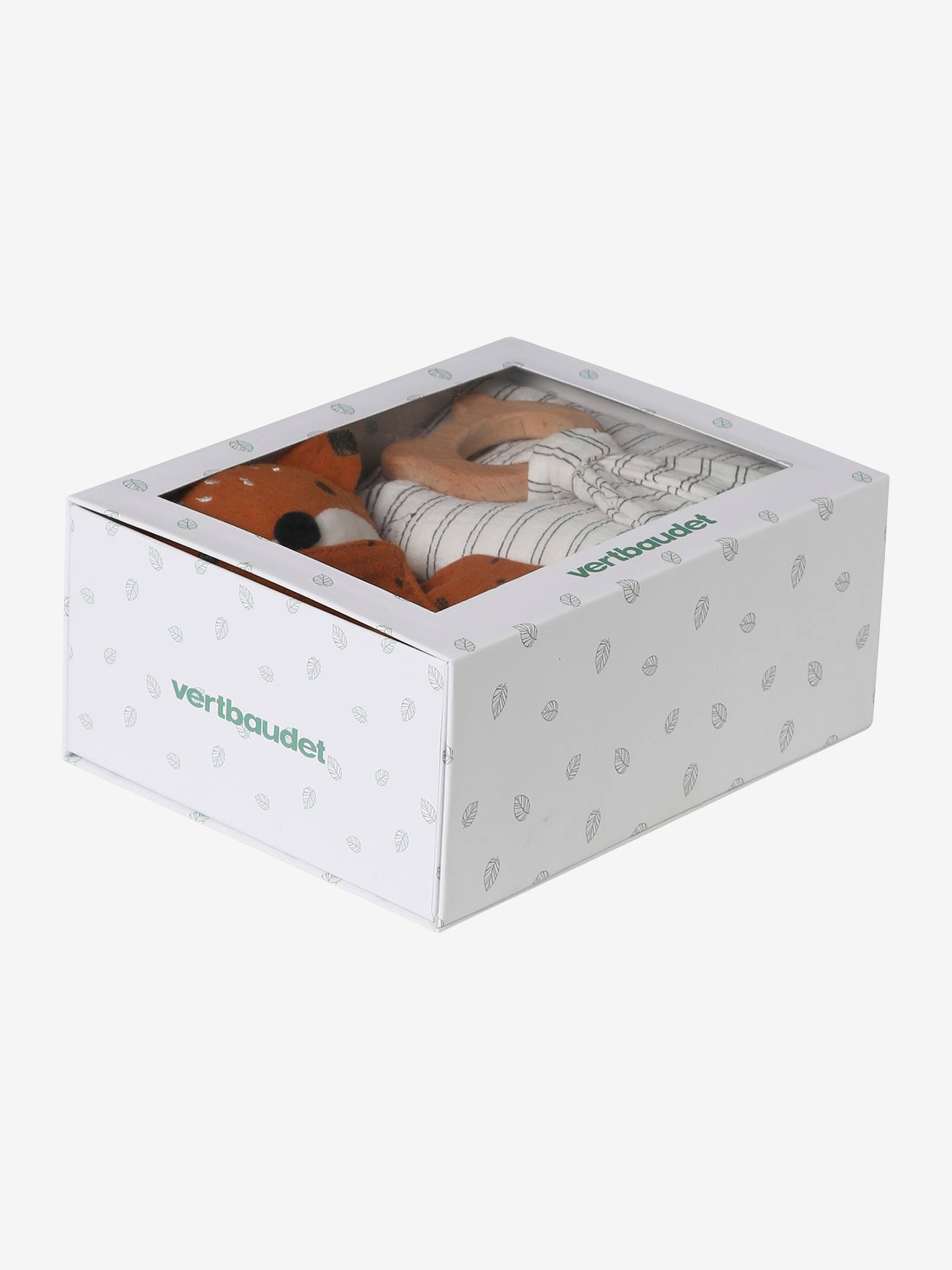 Coffret cadeau 3 pièces : lange + doudou + hochet koala