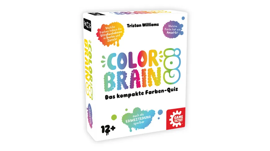 Game Factory - Color Brain Go Erweiterung Das Party-Quiz für Farb(be)kenner