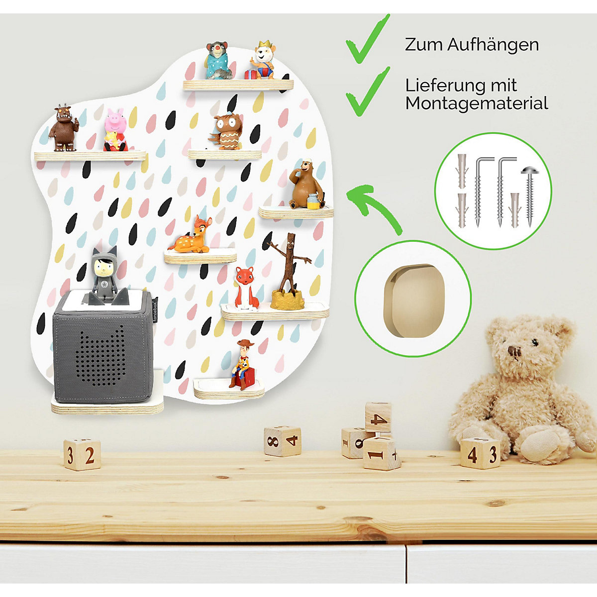 Regal für Musikbox Rain - geeignet für Toniebox
