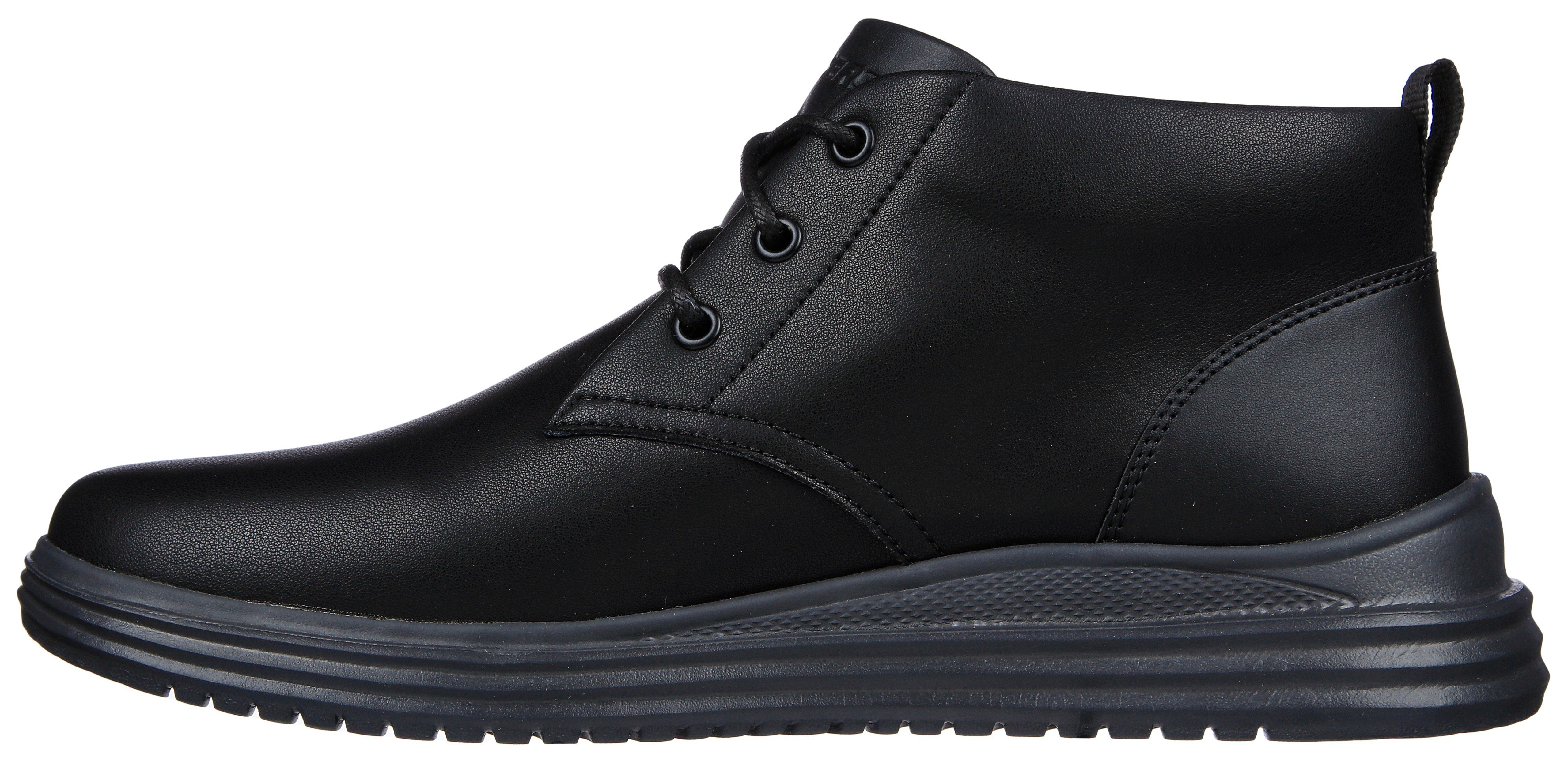 Skechers PROVEN-YERMO Schnürboots in glänzender Optik