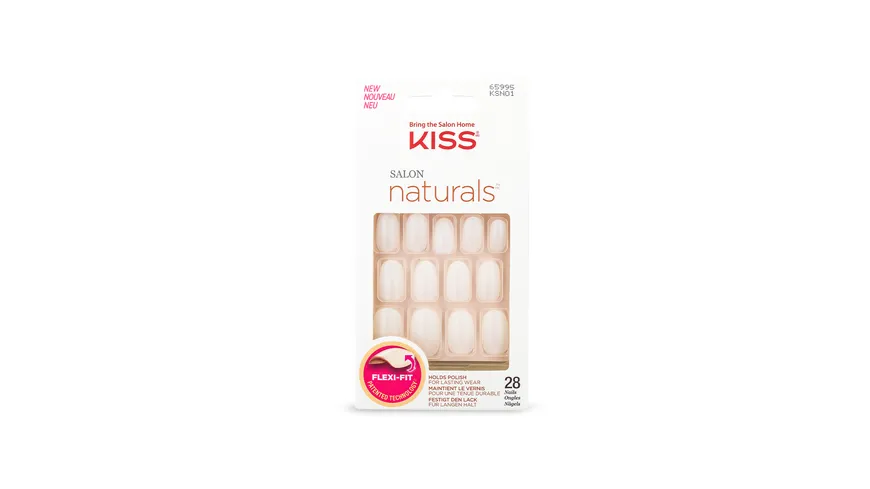KISS Kunstnagel kurz gerade natur