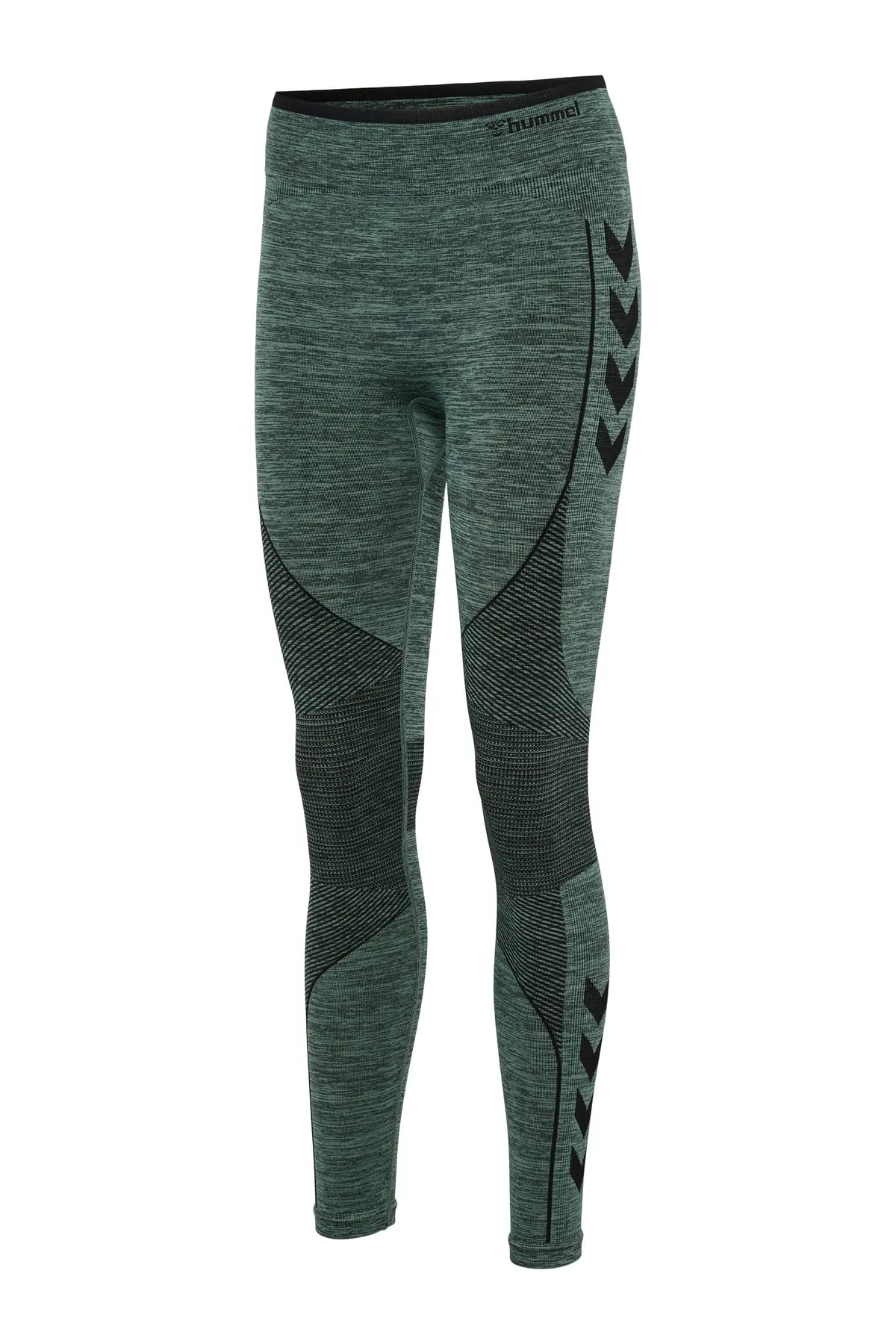 hummel  Sport-Leggings - Grün - Mittlerer Bund