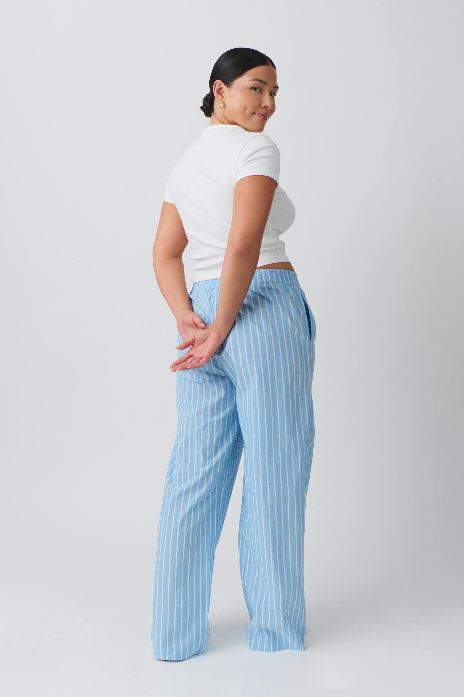 Poplin pyjamas trousers