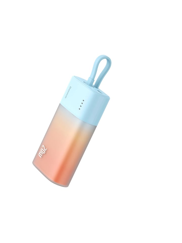 Baseus Powerbankintegriertem iPhone-Kabel 5200mAh 20W   USB-C in Blau/Orange günstig kaufen onesize