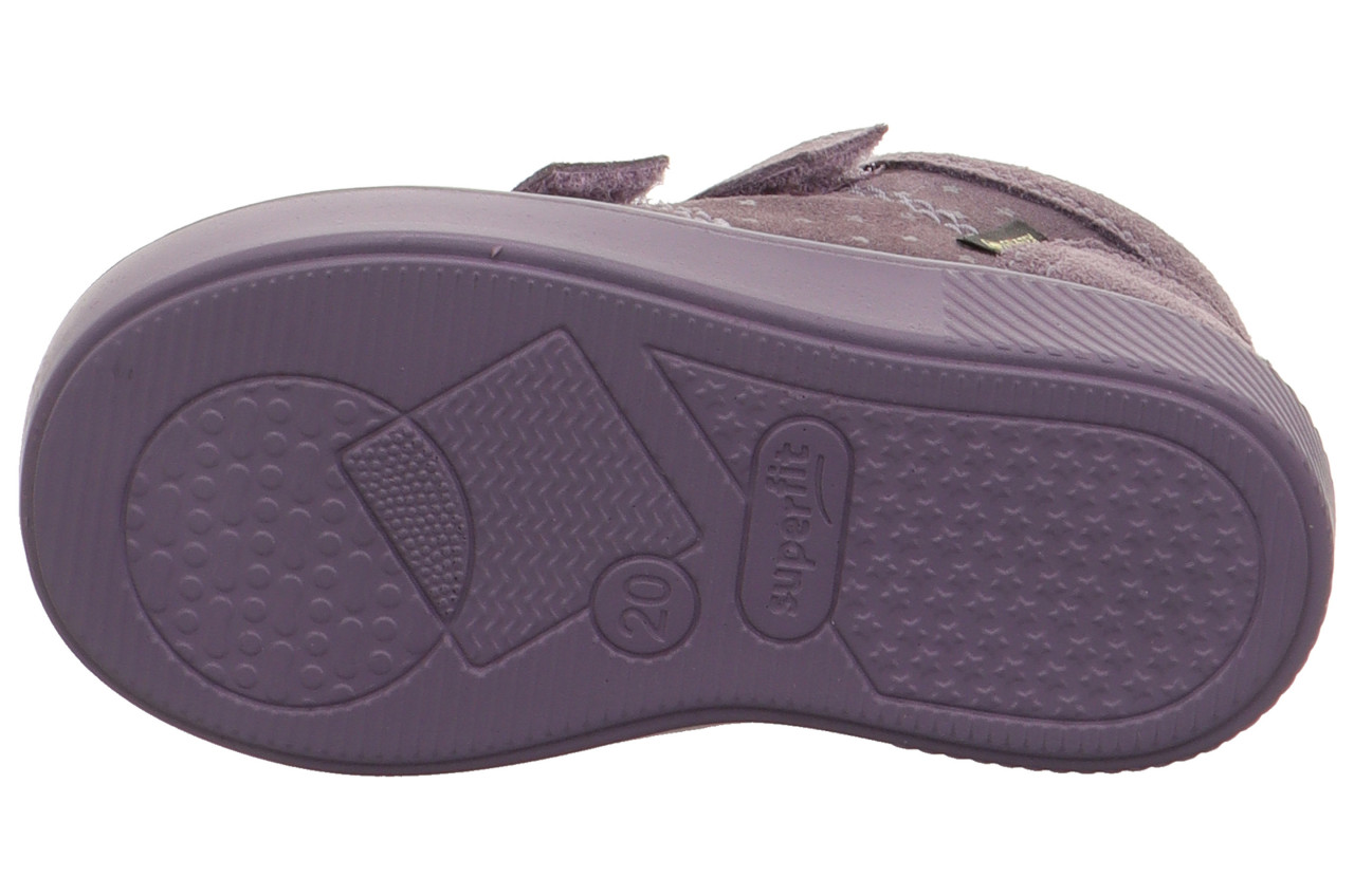 SUPIES - LilaSneaker low mit Klettverschluss