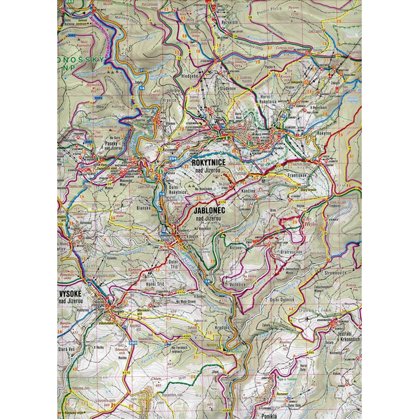 Wanderkarte Tschechien Krkonose - Wanderkarte