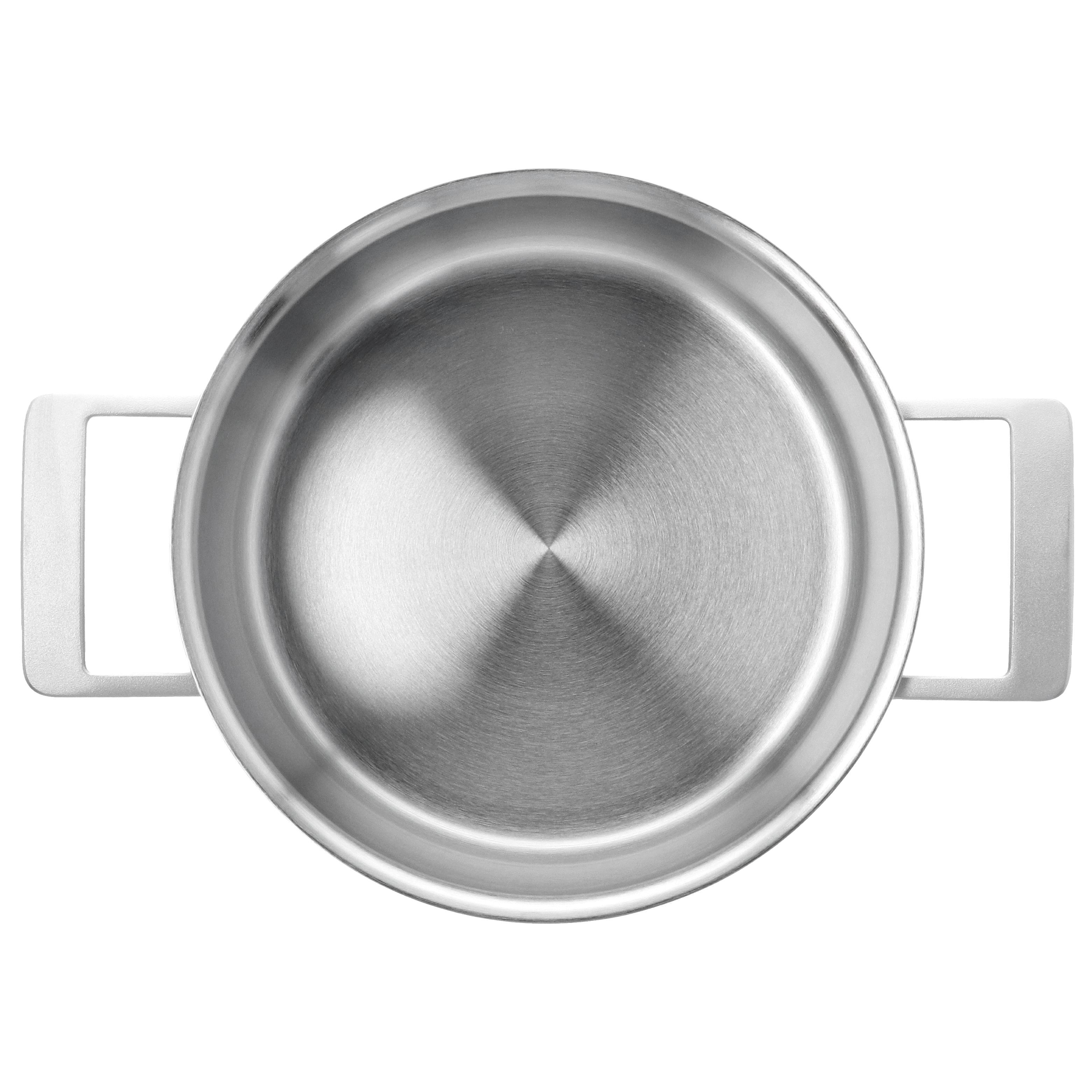 Bratentopf mit Deckel 24 cm, 18/10 Edelstahl