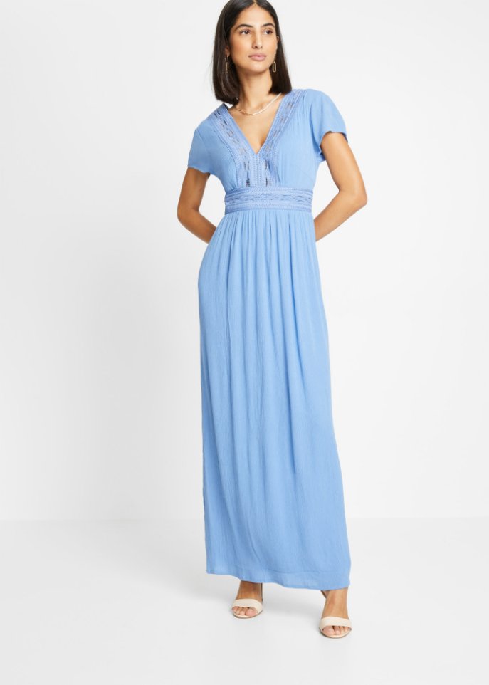 Sommer-Maxikleid mit Spitze