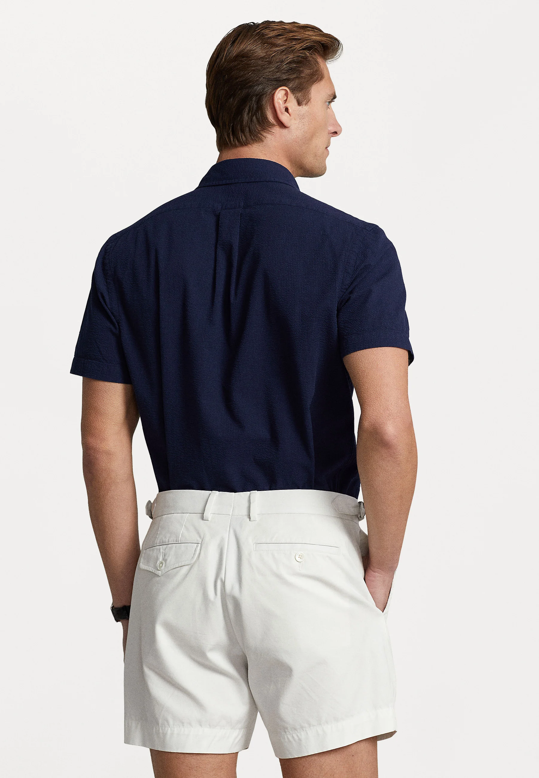 Camisa de seersucker de corte personalizado de Polo Ralph Lauren - Camisa