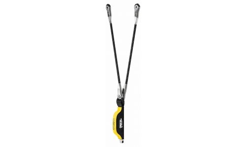 Petzl PE-L012AA00 Absorbica-Y Fallleine mit Stoßdämpfer 80 cm - ohne Haken