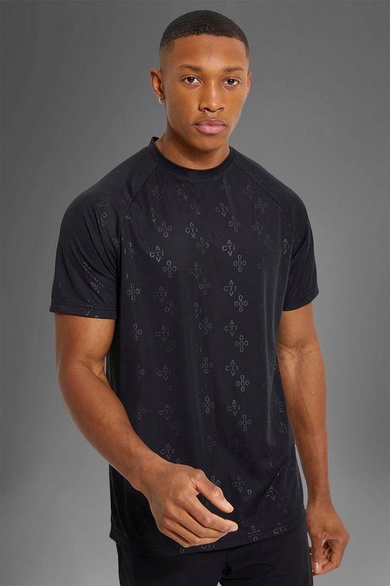 Man Active T-Shirt mit Logo